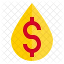 Oil Money Oil Drop Icon