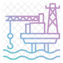 Oil Platform Oil Oil Pump Icon