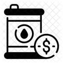 Oil Price Crude Cost Petroleum Rate Icon