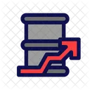 Oil Price Hike Icon
