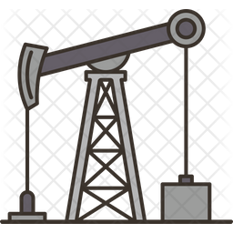 Oil Pump Icon - Download in Colored Outline Style