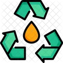 Oil Recycle Eco Icon