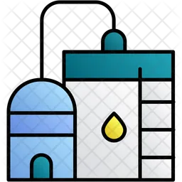 Oil Refinery  Icon