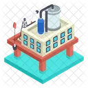 Plant Oil Extraction Oil Chimney Icon