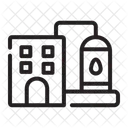Oil Refinery Factory Oil Refinery Industry Petrol Petroleum Icon
