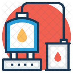 Oil Refinery Icon