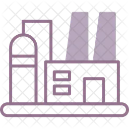 Oil Refinery Factory  Icon