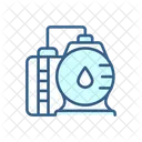 Oil Refinery Petroleum Product Power Plant 아이콘