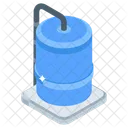 Oil Reservoir Fuel Reserve Petroleum Storage Icon