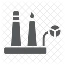 Oil Refinery Industrial Icon