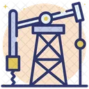 Oil Rig Oil Pump Oil Industry Icon