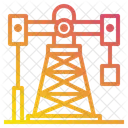 Oil Rig Energy Power Icon