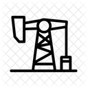 Oil Rig Industry Pumpjack Icon