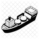 Offshore Platform Oil Factory Icon