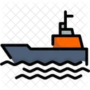 Ship Cargo Oil Icon