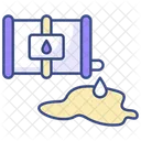 Oil Spill Oil Barrel Pollution Icon