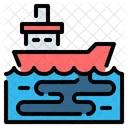 Oil Spill Ship Icon