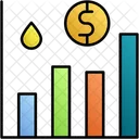 Oil Stock Market Oil Money Icon