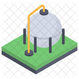 Oil Storage Container Icon