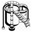 Oil Tank Oil Refinery Oil Extraction Icon
