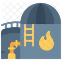 Oil Tank Oil Refinery Gas Icon