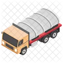 Oil Tanker Fuel Truck Oil Transport Icon