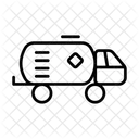 Petrochemical Oil Contour Icon