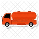 Oil Truck Cargo Icon