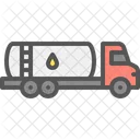 Oil Truck Fuel Gas Icon