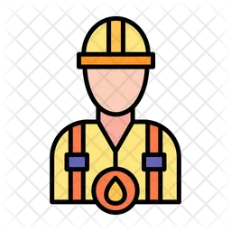 Oil Worker  Icon