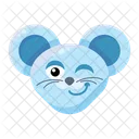 Ojo Arrugado Cara Arrugada Emoji Icono