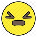 Ojo Bien Cerrado Emoticon Smiley Icon