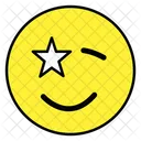 Emoji De Ojo De Estrellas Emocion Emoticon Icon