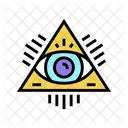 Ojo Espiritual Zodiaco Astrologia Icono