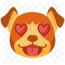 Ojos De Amor Emoji Emoticon Icono