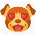 Ojos De Amor Emoji Emoticon Icono