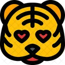 Ojos De Corazon De Tigre Icono