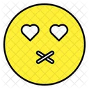 Emoji De Ojos De Corazon Emocion Emoticon Icono