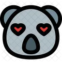 Ojos De Corazon De Koala Icono