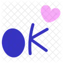 Ok Heart Love Icon