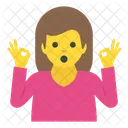 Sign Language Gesticulate Icon