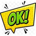 Ok Speech Bouble Chat Bouble Icon