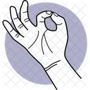 Ok Good Fingers Icon
