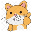 Ok Cat Cute Icon