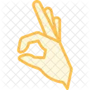 Okay Hand Gesture Icon