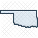 Oklahoma Amerika Atlas Symbol
