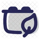 Oko Akku Grune Energie Batterie Symbol