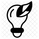 Öko-Glühbirne  Symbol