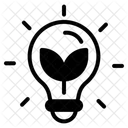 Öko-Glühbirne  Symbol