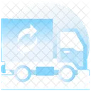 Oko LKW Pflanzen LKW Lieferwagen Symbol